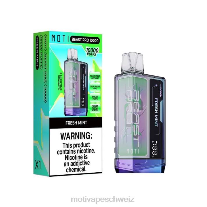 Moti Kaufen Schweiz | MOTI Beast Pro Einweg-Vaporizer (5 %, 10.000 Züge) blauer Sturm 4H8N38