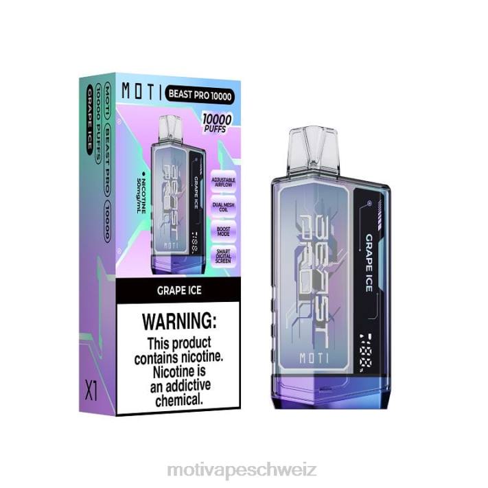 Moti Kaufen Schweiz | MOTI Beast Pro Einweg-Vaporizer (5 %, 10.000 Züge) blauer Sturm 4H8N38