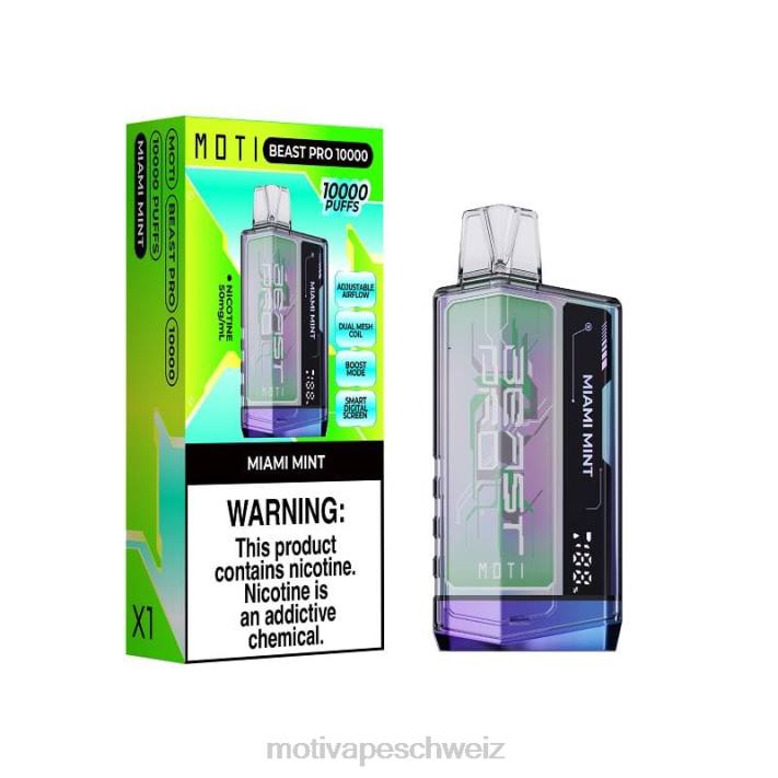 Moti Vape Kaufen | MOTI Beast Pro Einweg-Vaporizer (5 %, 10.000 Züge) doppelte Zitrone 4H8N43
