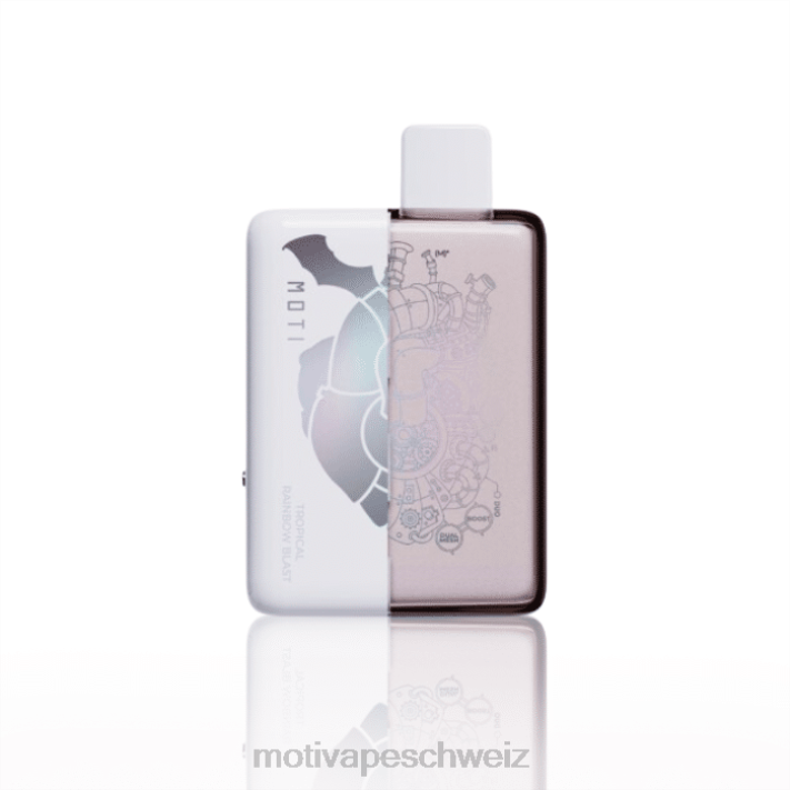 Moti Vape Geneva | MOTI Duo 9000 Einweg-Vapes (5 %, 9000 Züge) tropische Regenbogenexplosion 4H8N72