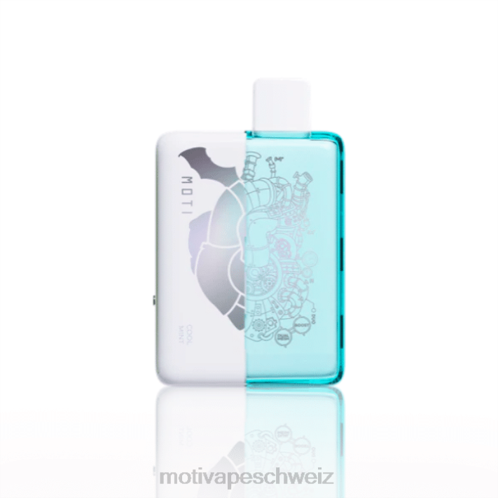 Moti Vape Kaufen | MOTI Duo 9000 Einweg-Vapes (5 %, 9000 Züge) frische Minze 4H8N63