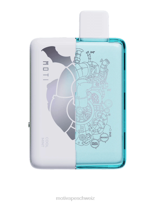 Moti Vape Pop Schweiz | MOTI Duo 9000 Einweg-Vapes (5 %, 9000 Züge) saures Apfeleis 4H8N65