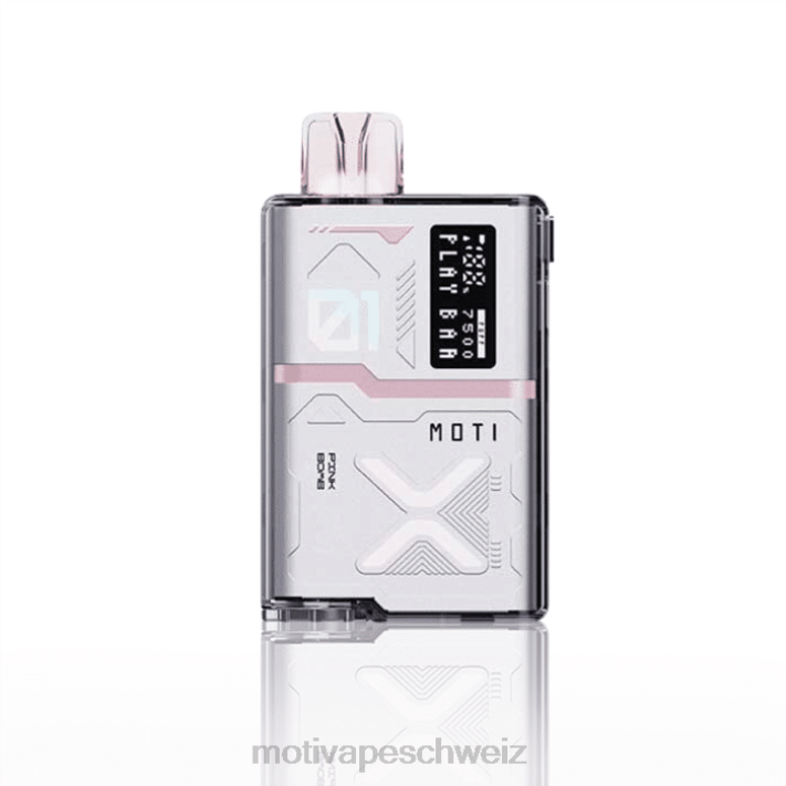 Moti Kaufen Schweiz | MOTI Play Bar 7500 Einweg-Vaporizer (5 %, 7500 Züge) rosa Bombe 4H8N58