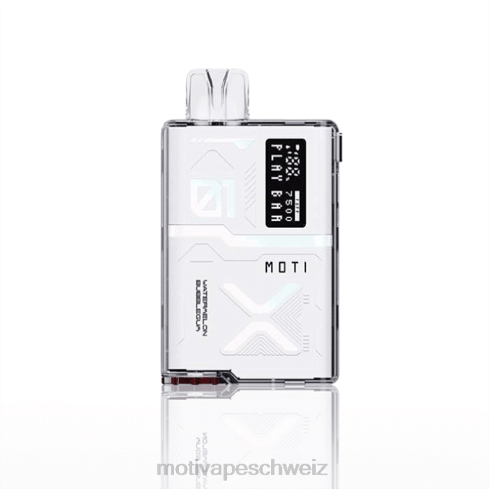 Moti Vape Pop Schweiz | MOTI Play Bar 7500 Einweg-Vaporizer (5 %, 7500 Züge) Erdbeere Banane 4H8N55