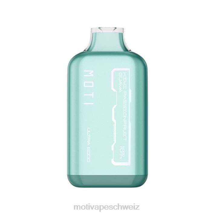 Moti Vape Pod | MOTI Ultra Einweg-Vaporizer (5 %, 6000 Züge) Kiwi, Passionsfrucht, Guave 4H8N34