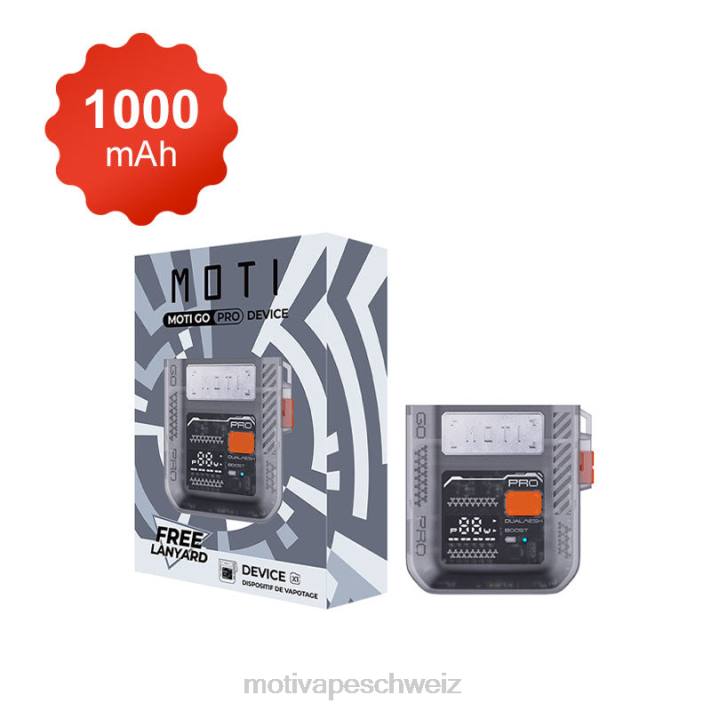 Moti Piin Kaufen | MOTI Go Pro Geräteset 1000 mAh – Einweg-Pod-System 1 Stk 4H8N119