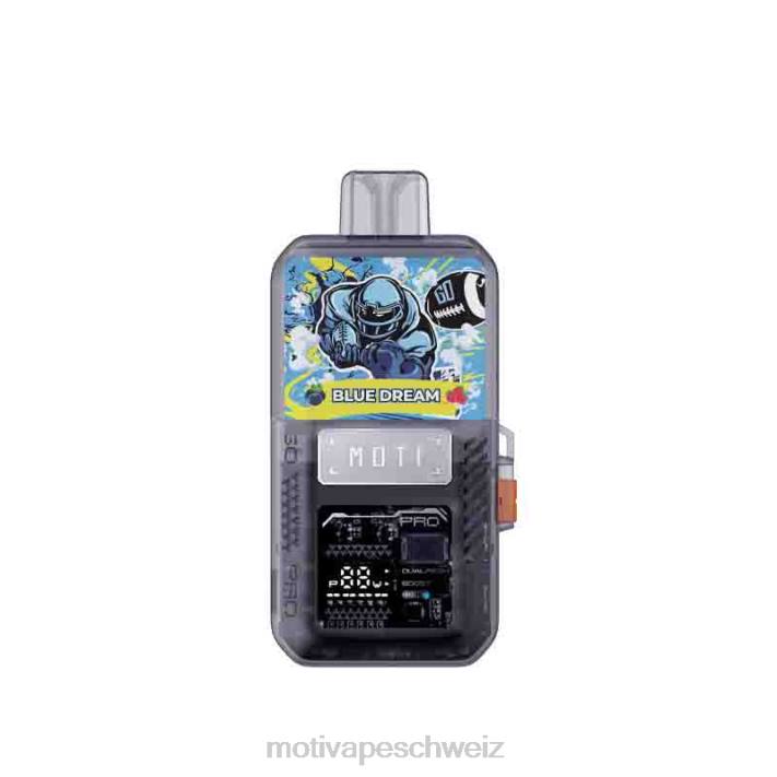 Moti Vape Geneva | MOTI Go Pro Einweg-Pod+Gerät blauer Traum 4H8N82