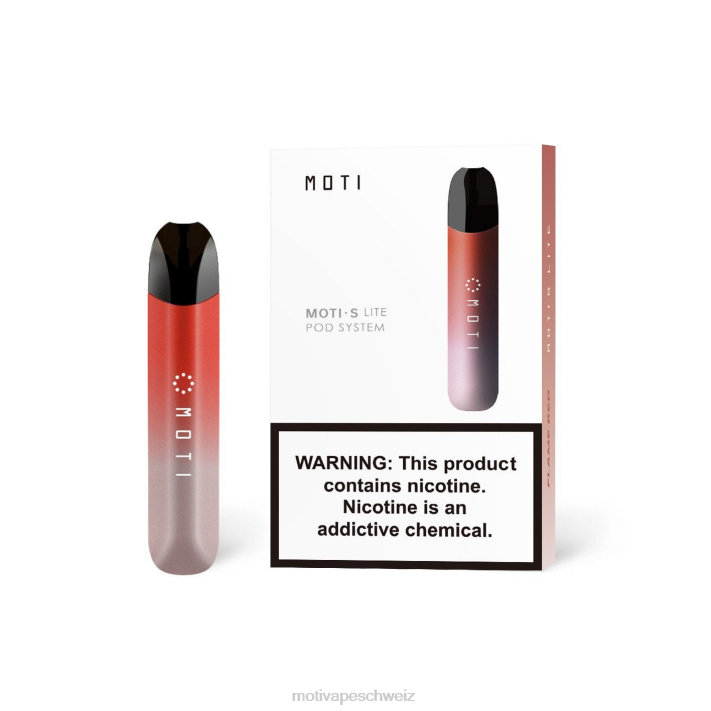 Moti Vape Pod | MOTI S Lite Premium-Gerät Flammenrot 4H8N114