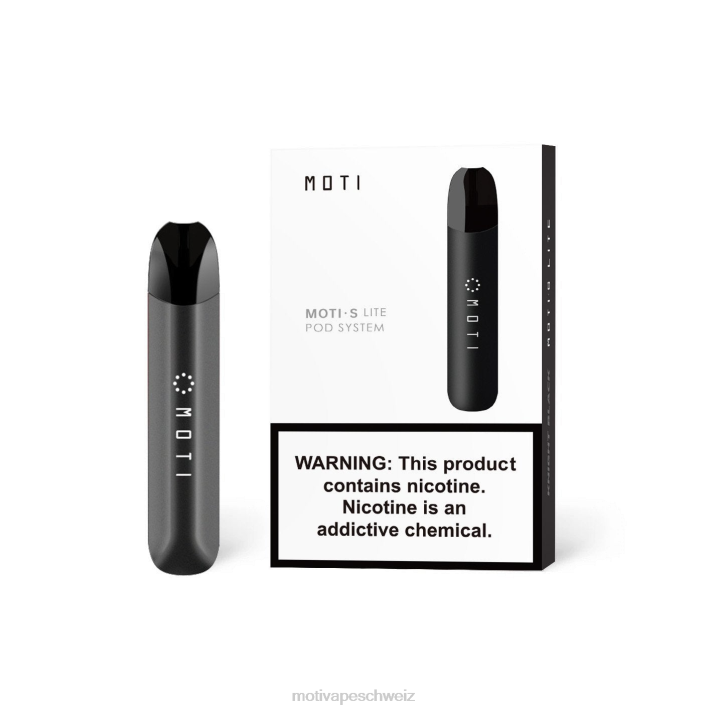 Moti Vape Schweiz | MOTI S Lite Premium-Gerät Ritter schwarz 4H8N111