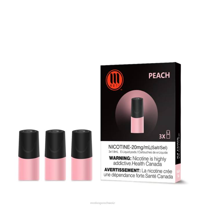 Moti Vape Geneva | MOTI klassische Schoten Pfirsich 4H8N102