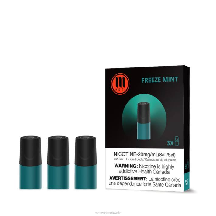 Moti Vape Pop Schweiz | MOTI klassische Schoten Minze einfrieren 4H8N105