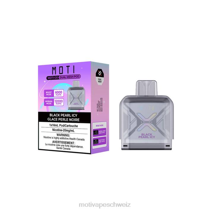Moti Vape Review | MOTI Go Pro Einwegkapsel schwarzes Perlmutt 4H8N97